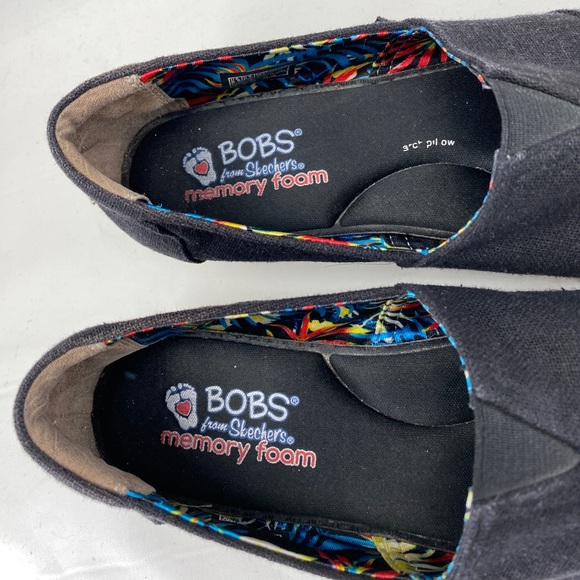 BOBS from Skechers Espadrilles Black size 9.5 - Picture 7 of 16